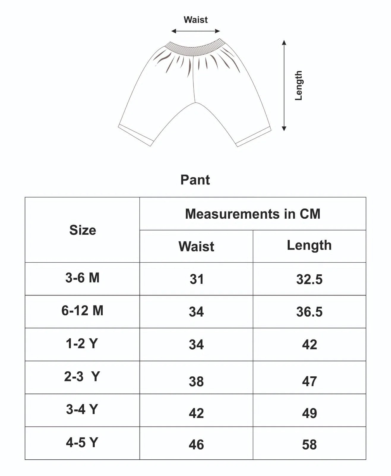 Comfy wear pant (1-5 yrs)- lil impressions