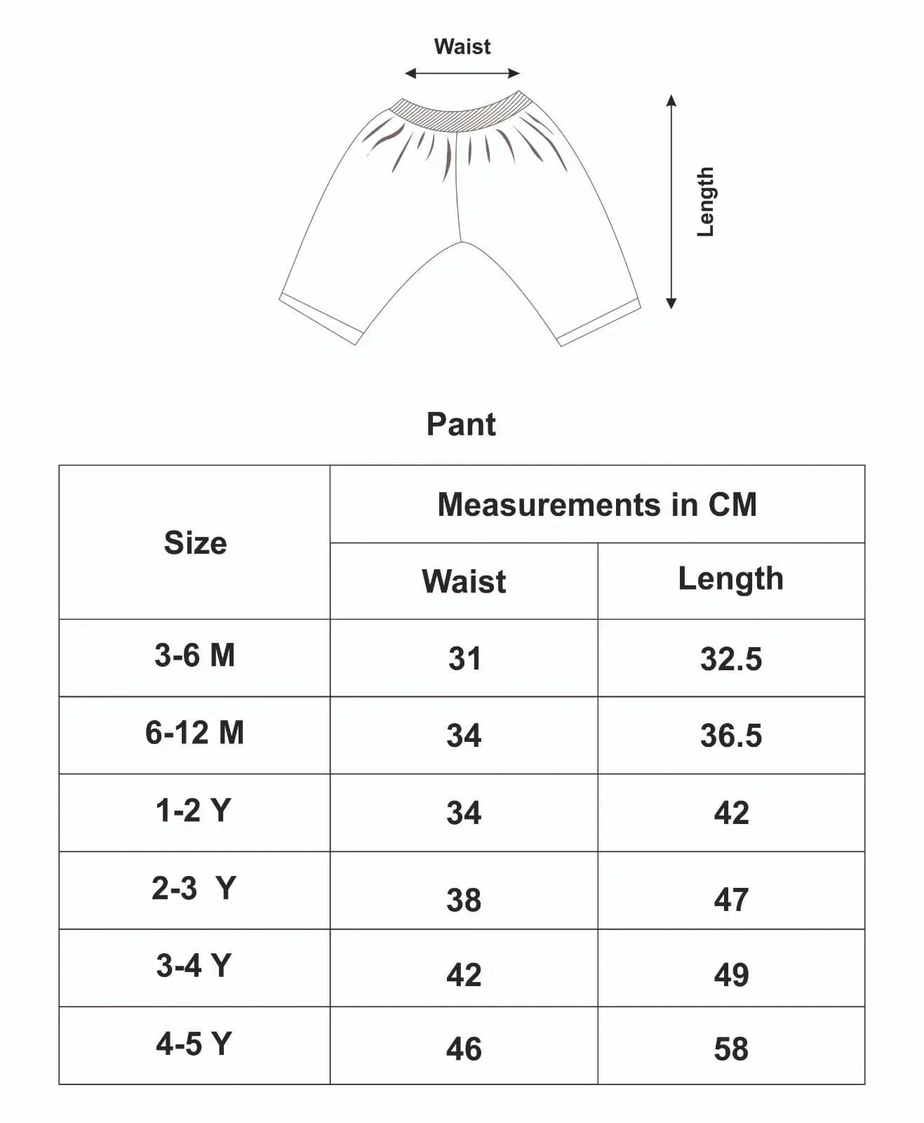 Comfy wear pant (3-6 m) - Butterflies