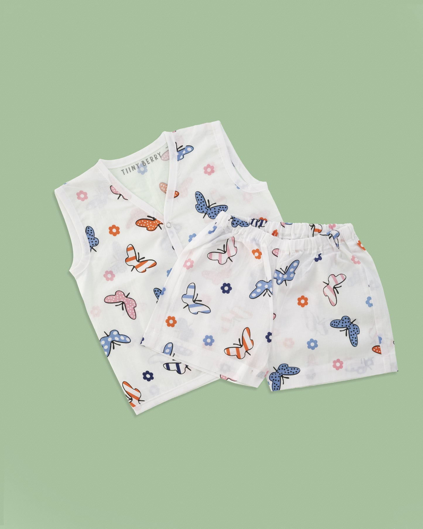 Comfy Wear shorts ( 6-12 Months )- Butterflies