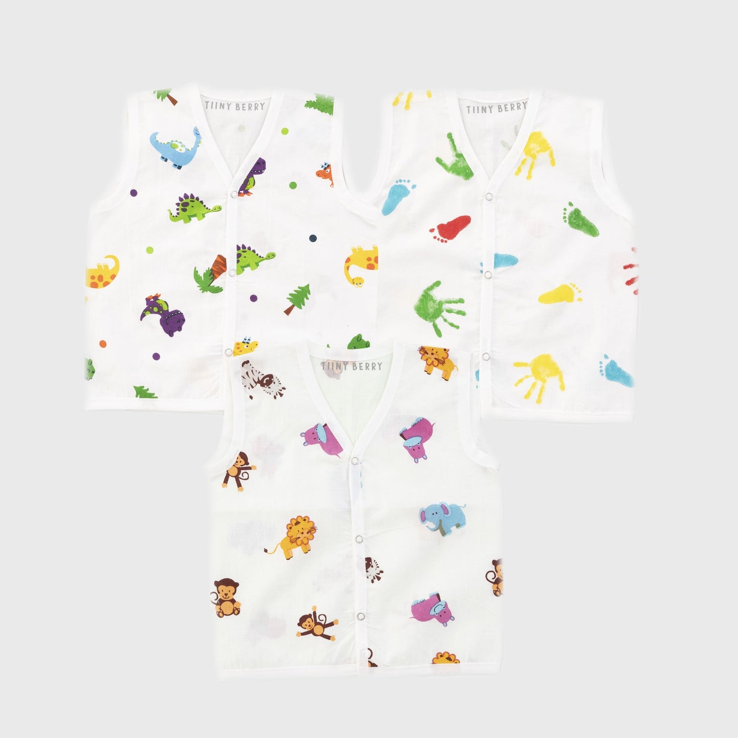 3-6 M Cotton Jabla- Pack of 3