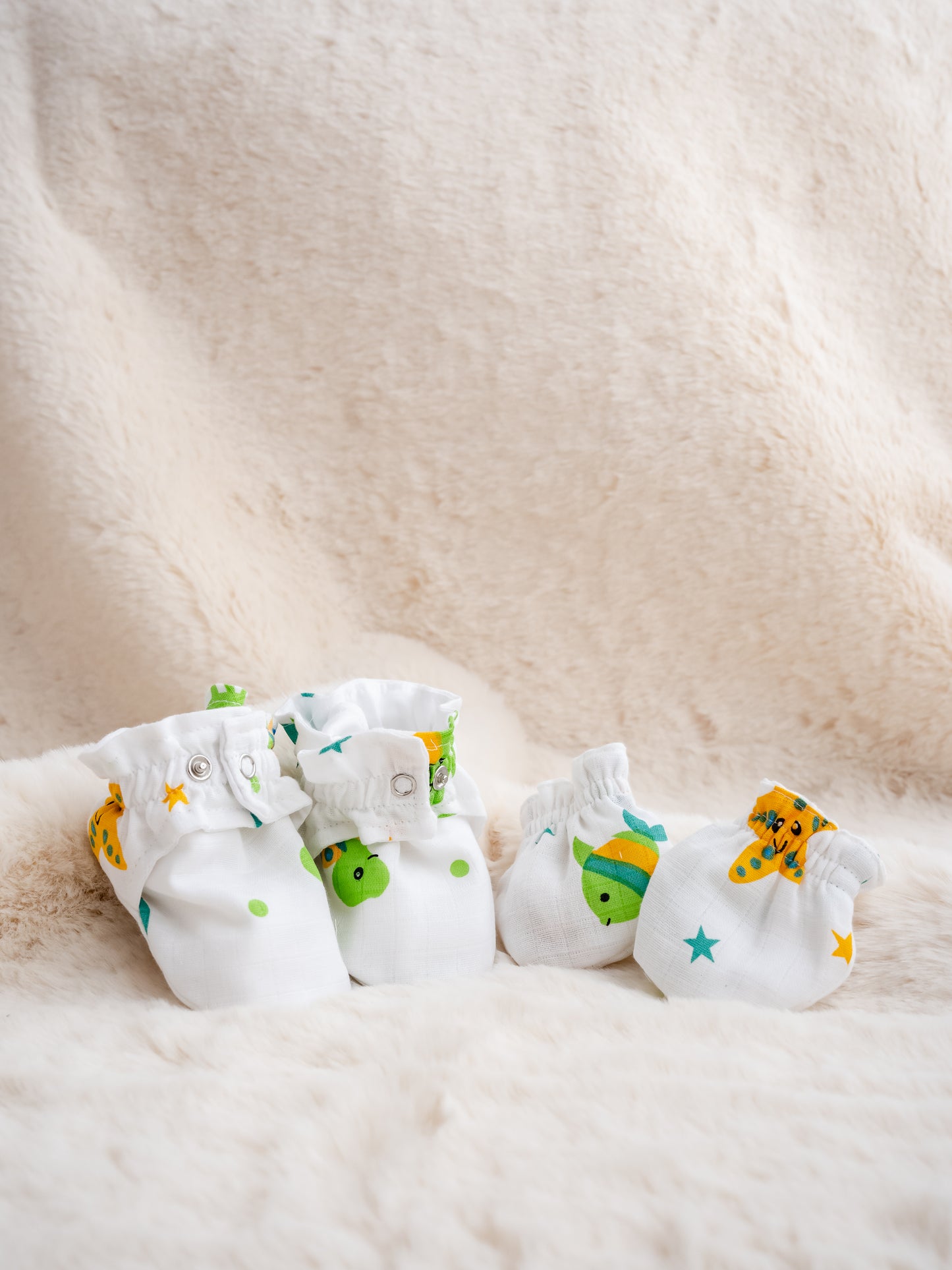 Mittens & Booties - Aqua