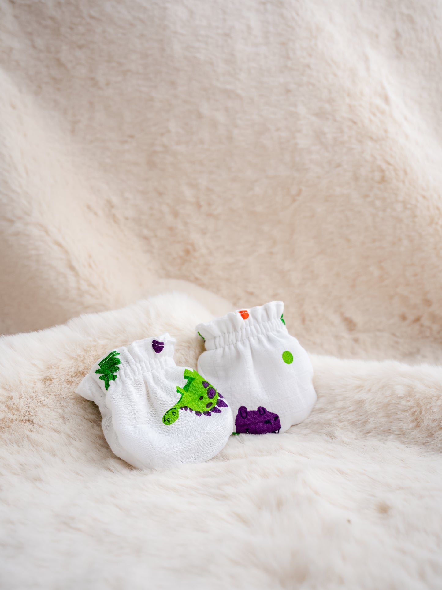 Mittens & Booties - Dino