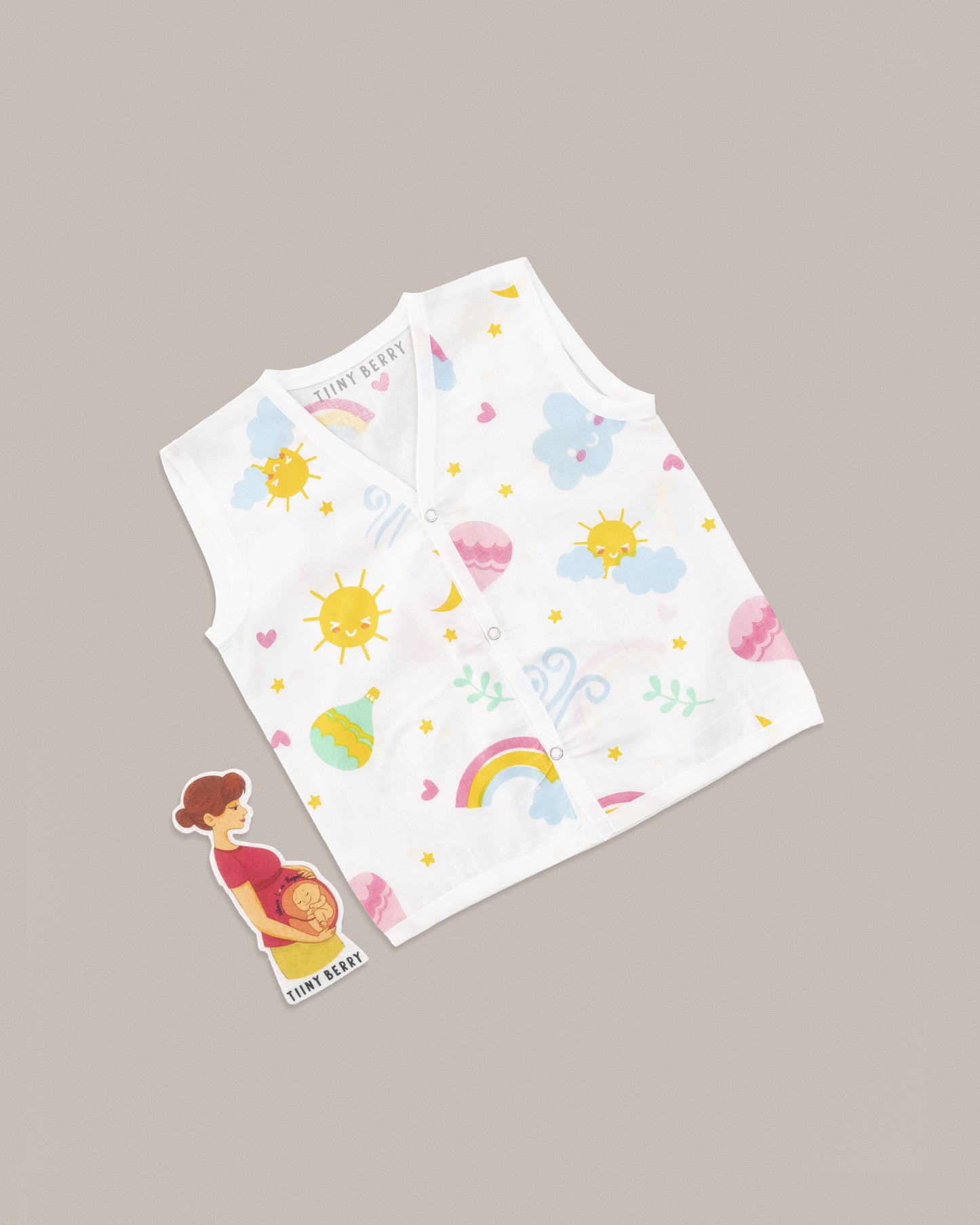 3-6 M Cotton Jabla-Pack of 5