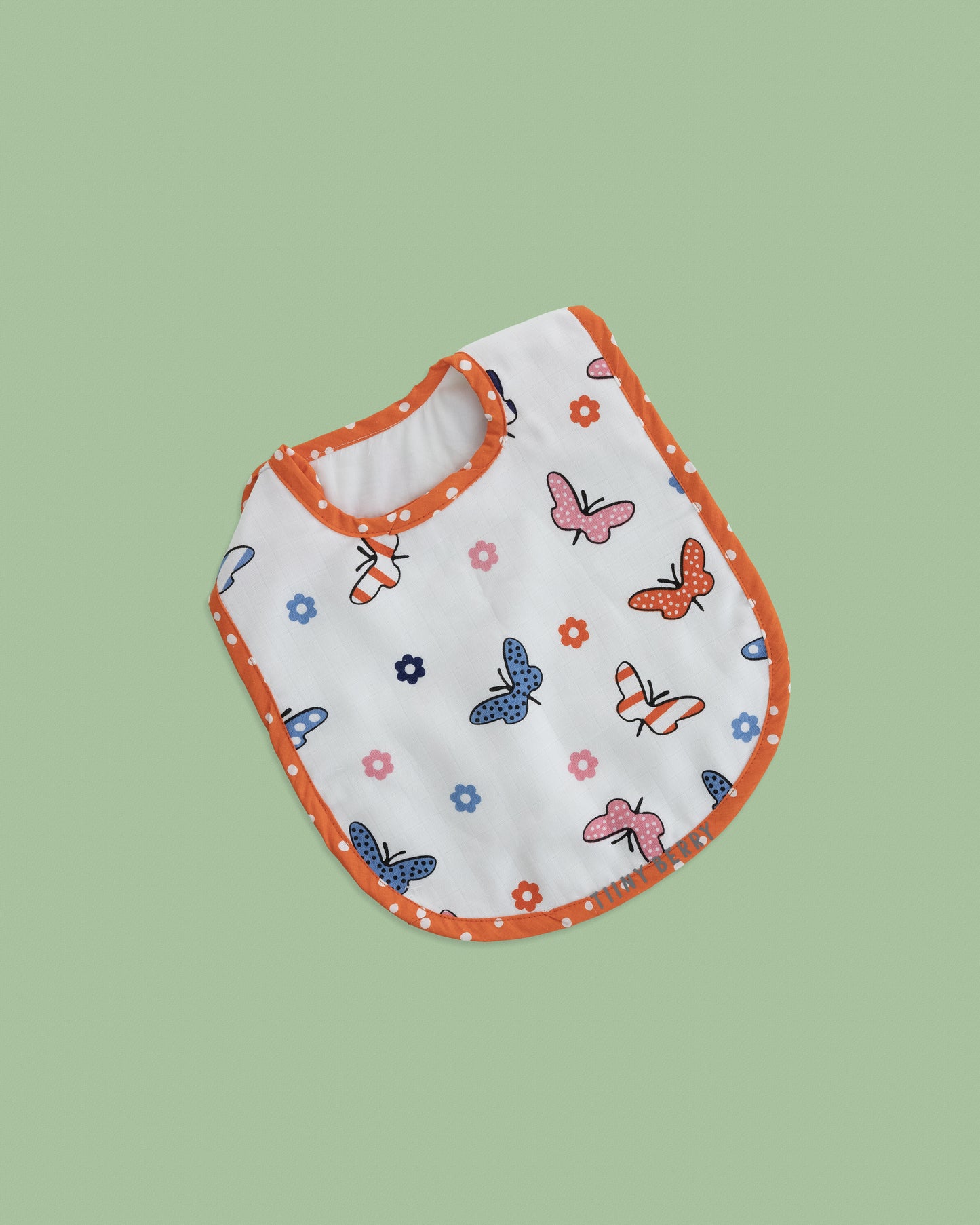Muslin bib cloth- Butterflies