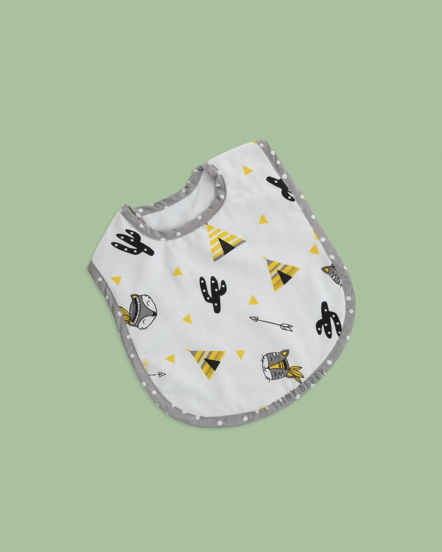 Muslin bib cloth- Wild West
