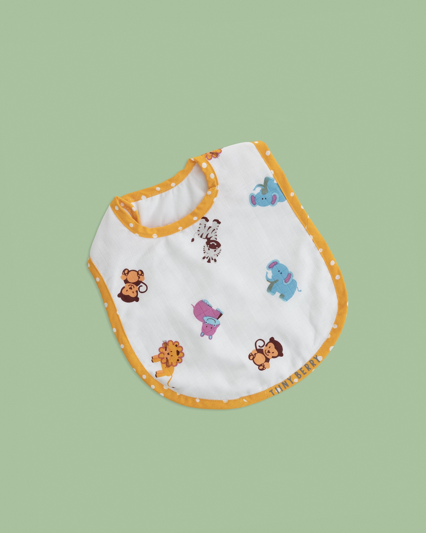 Muslin bib cloth -Zoo