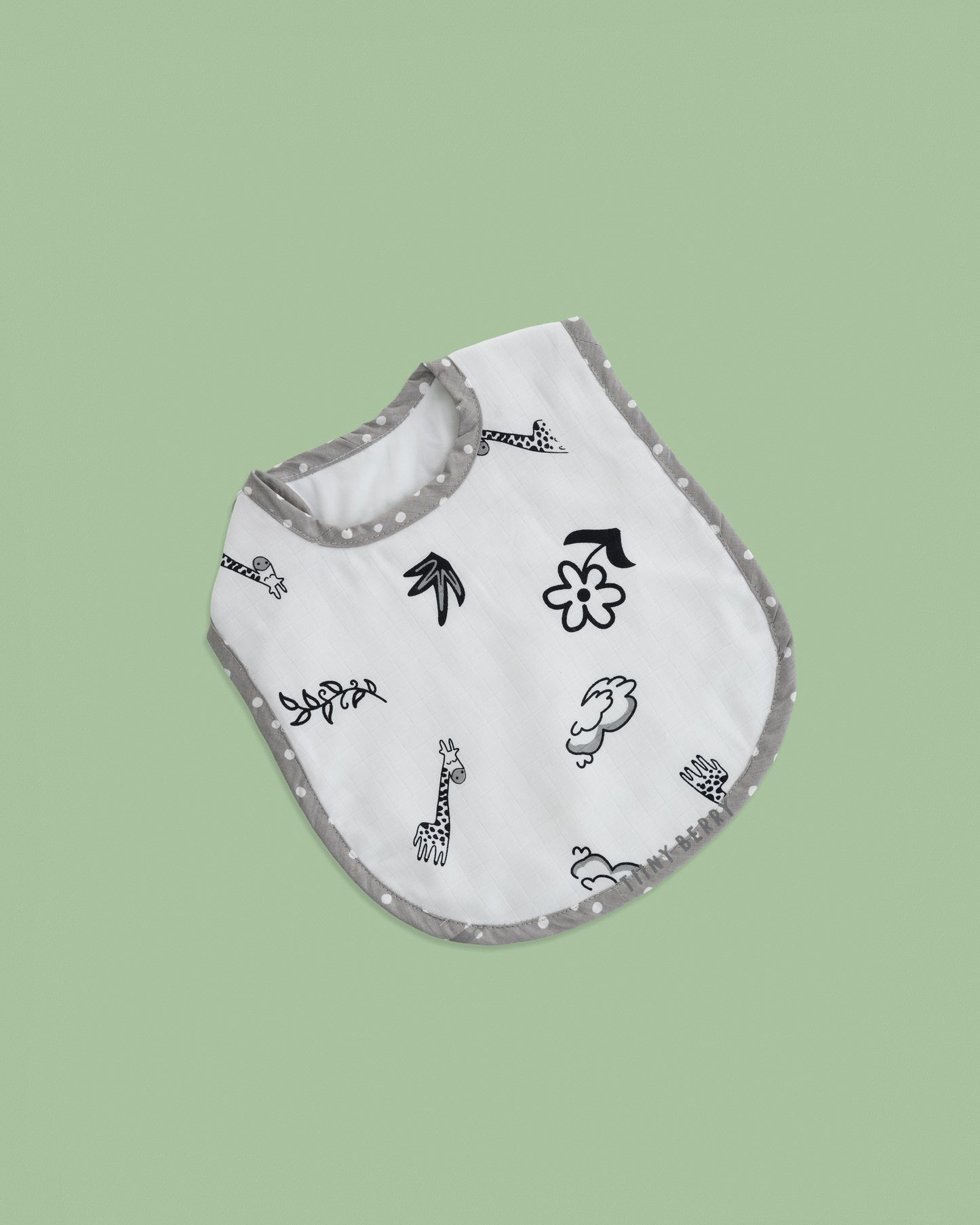 Muslin bib cloth -Giraffe