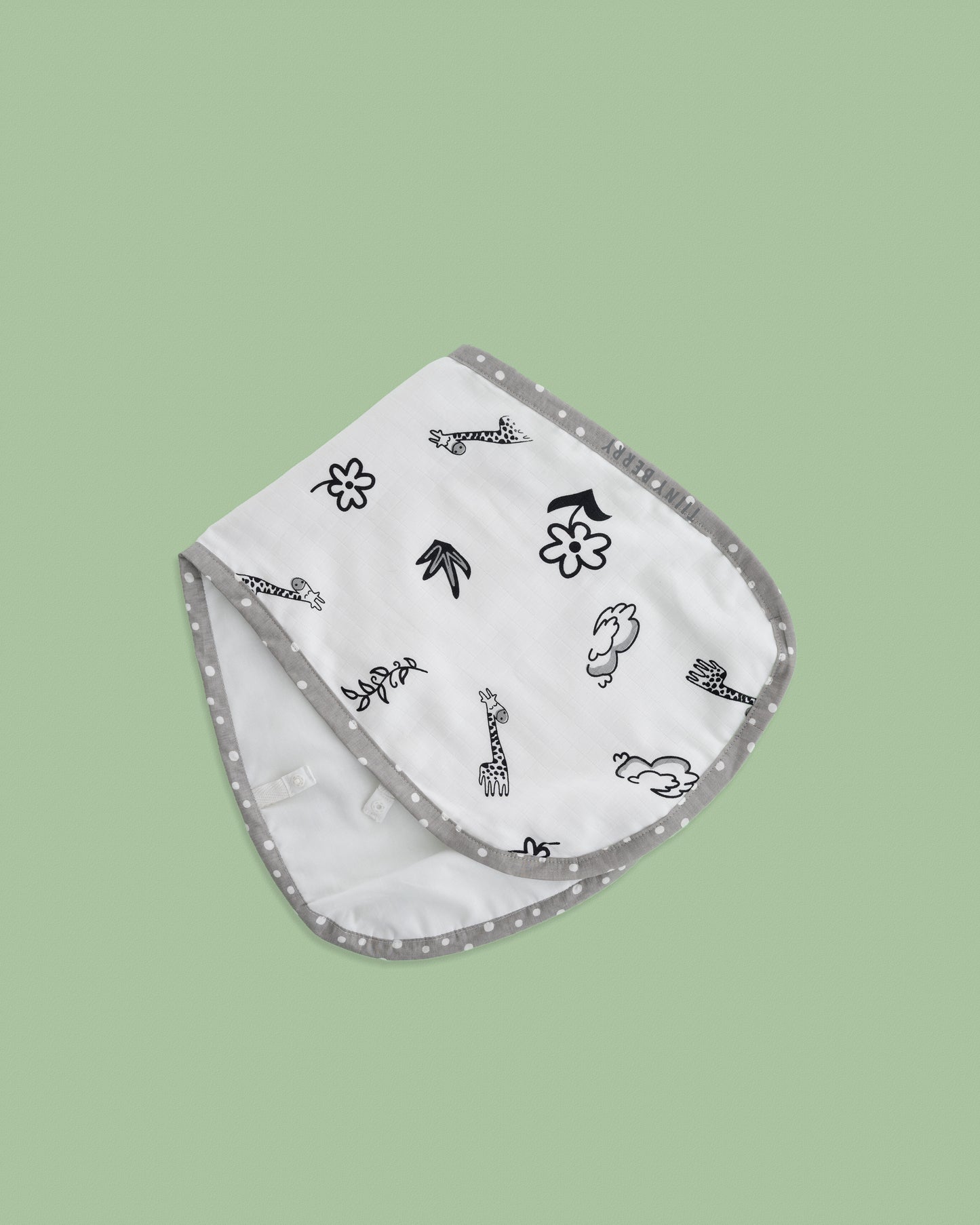 Muslin Burp cloth- Giraffe