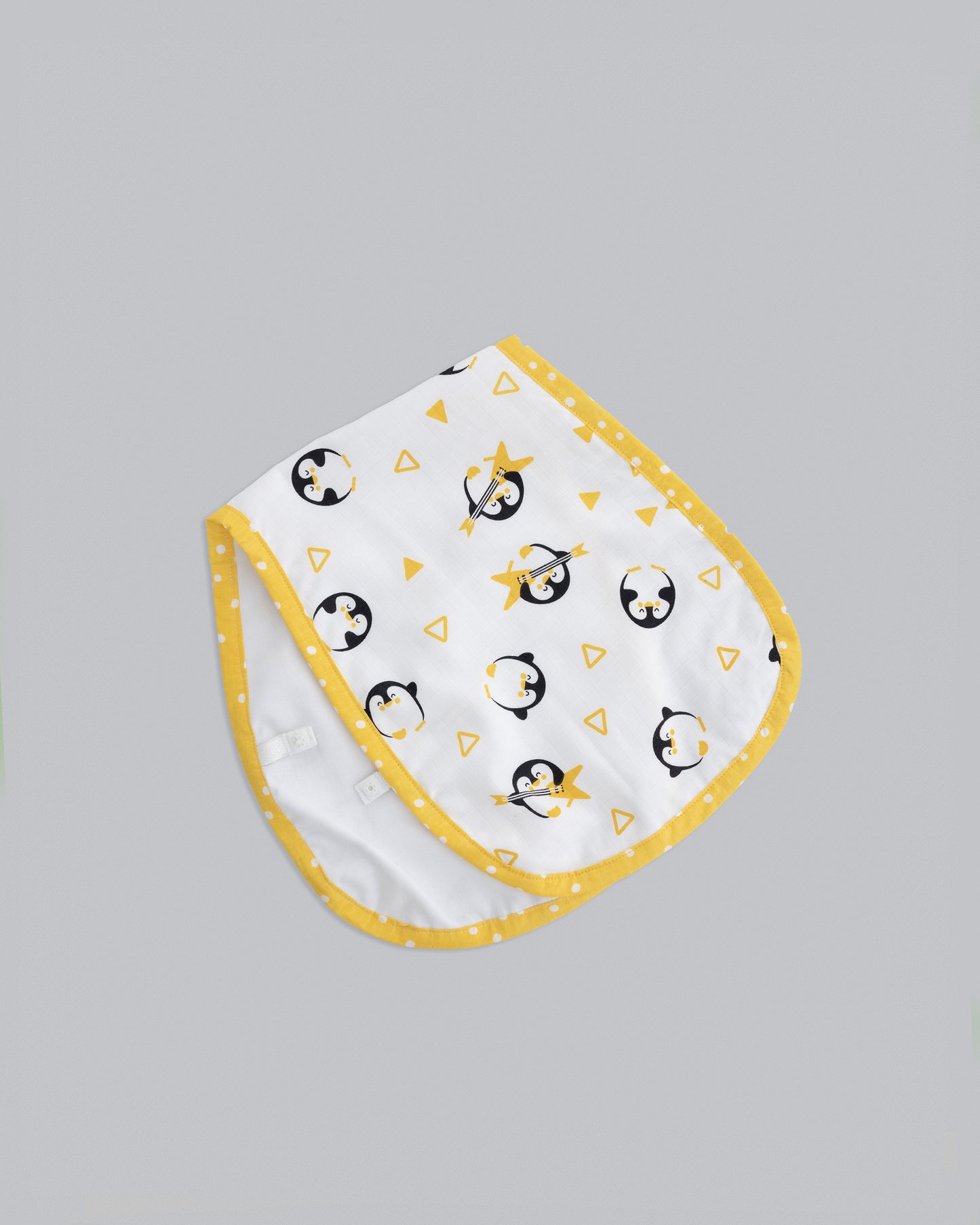 Muslin Burp cloth-Musical penquin