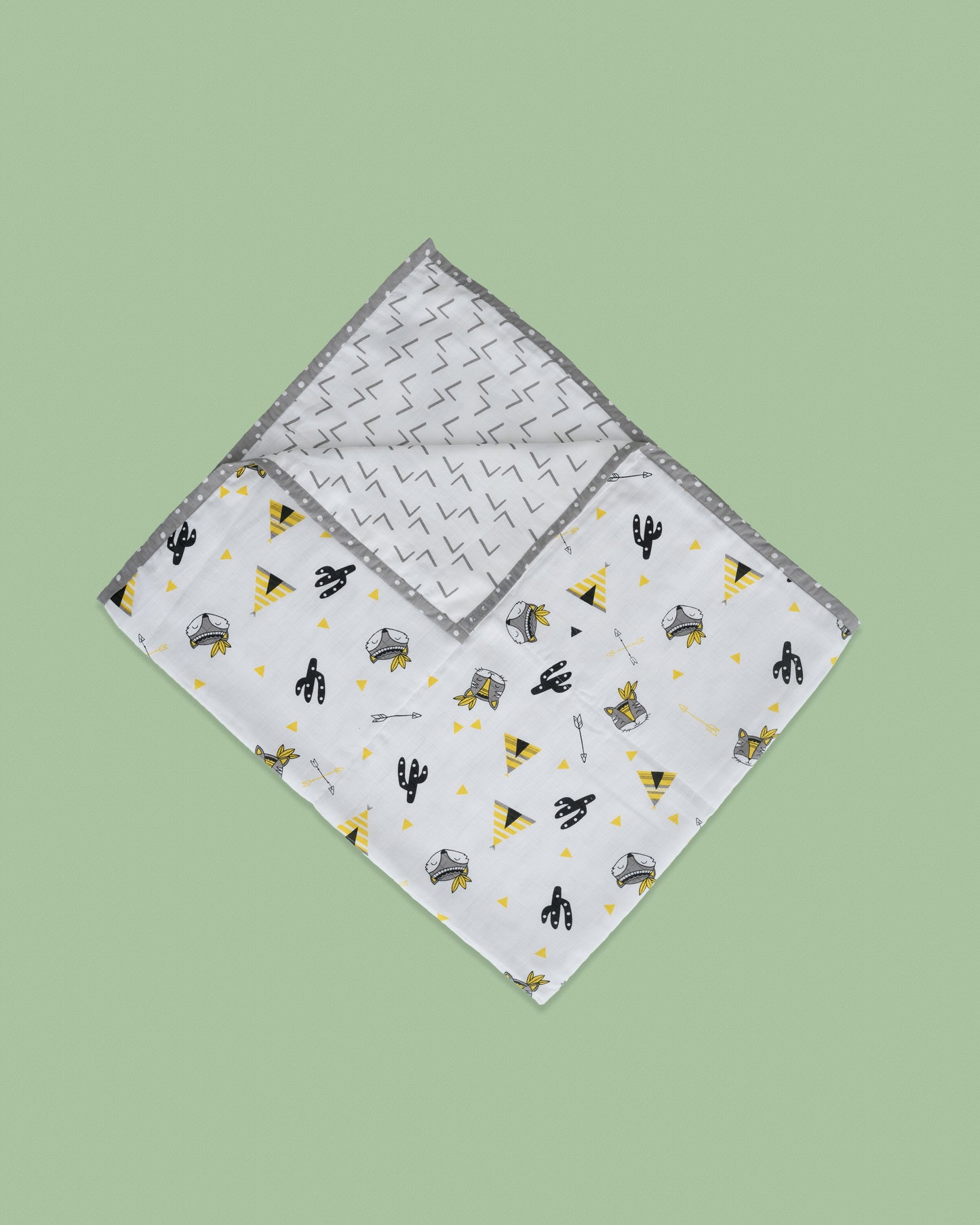 Muslin Reversable blanket -Wild West