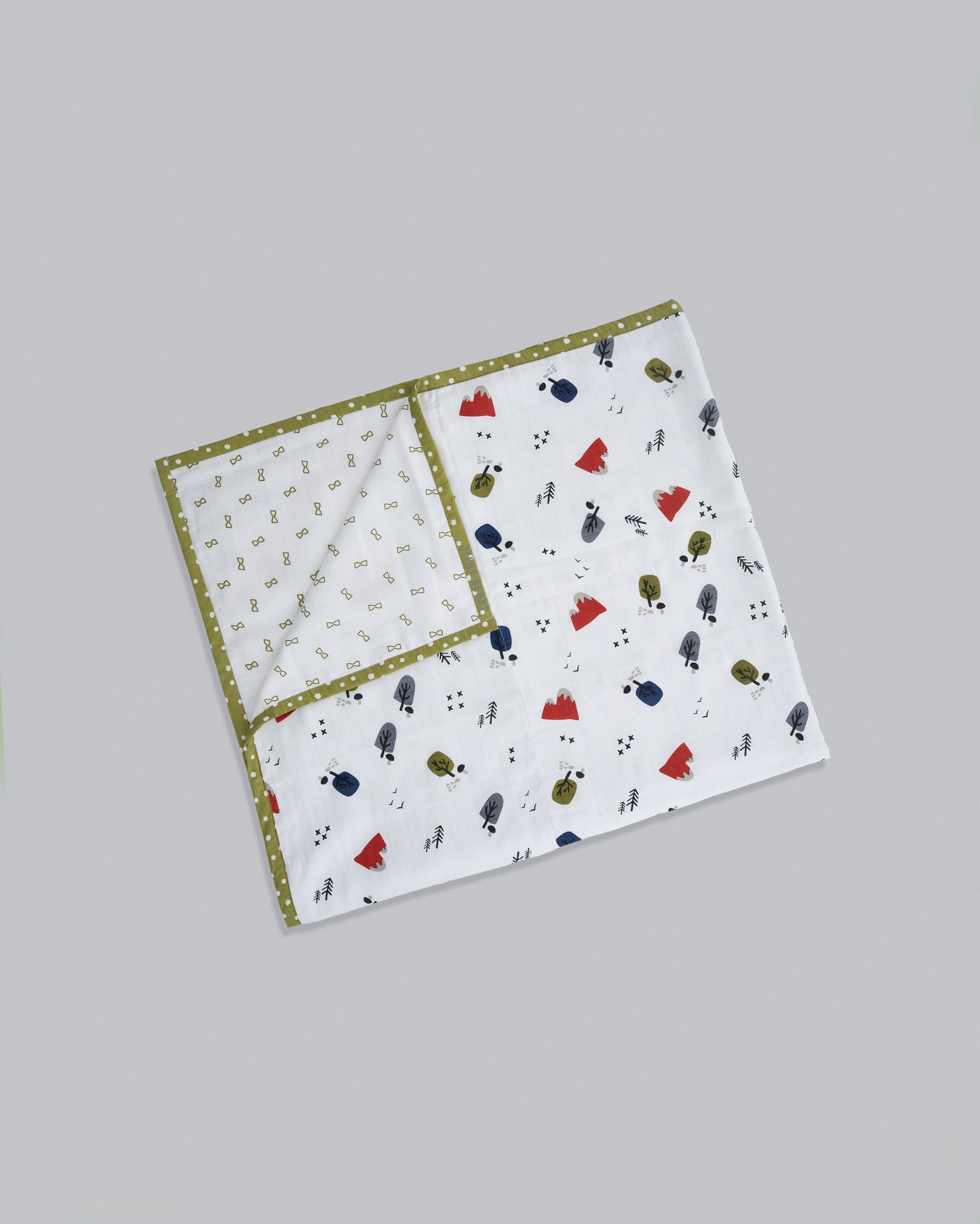 Muslin Reversable blanket- Ice Age