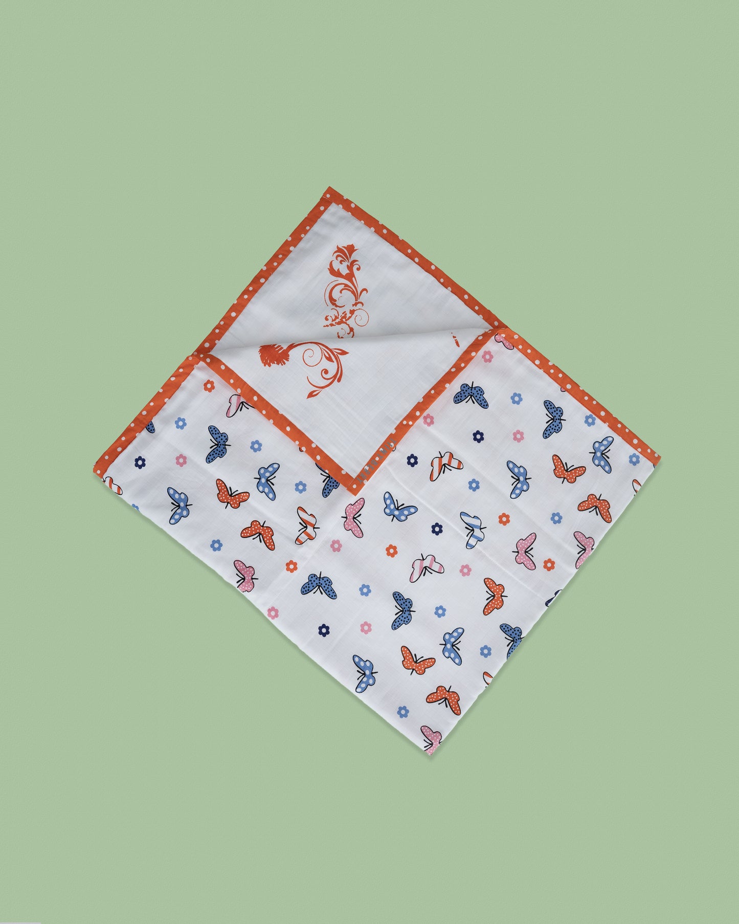 Muslin Reversable blanket- Butterflies