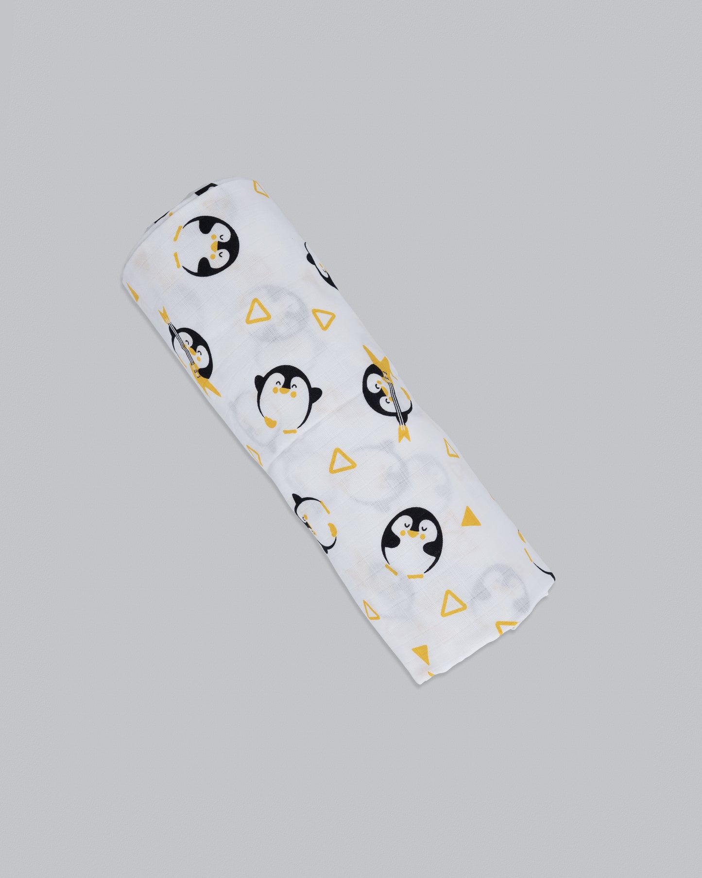 Muslin Swaddle- Musical Penguin