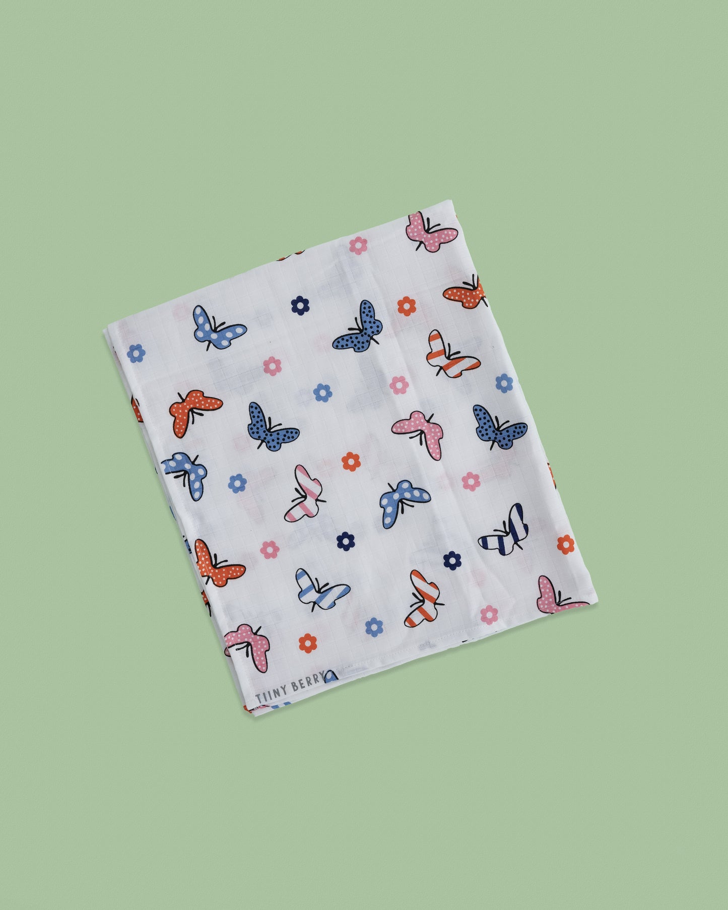 Small Muslin Towel - Butterflies