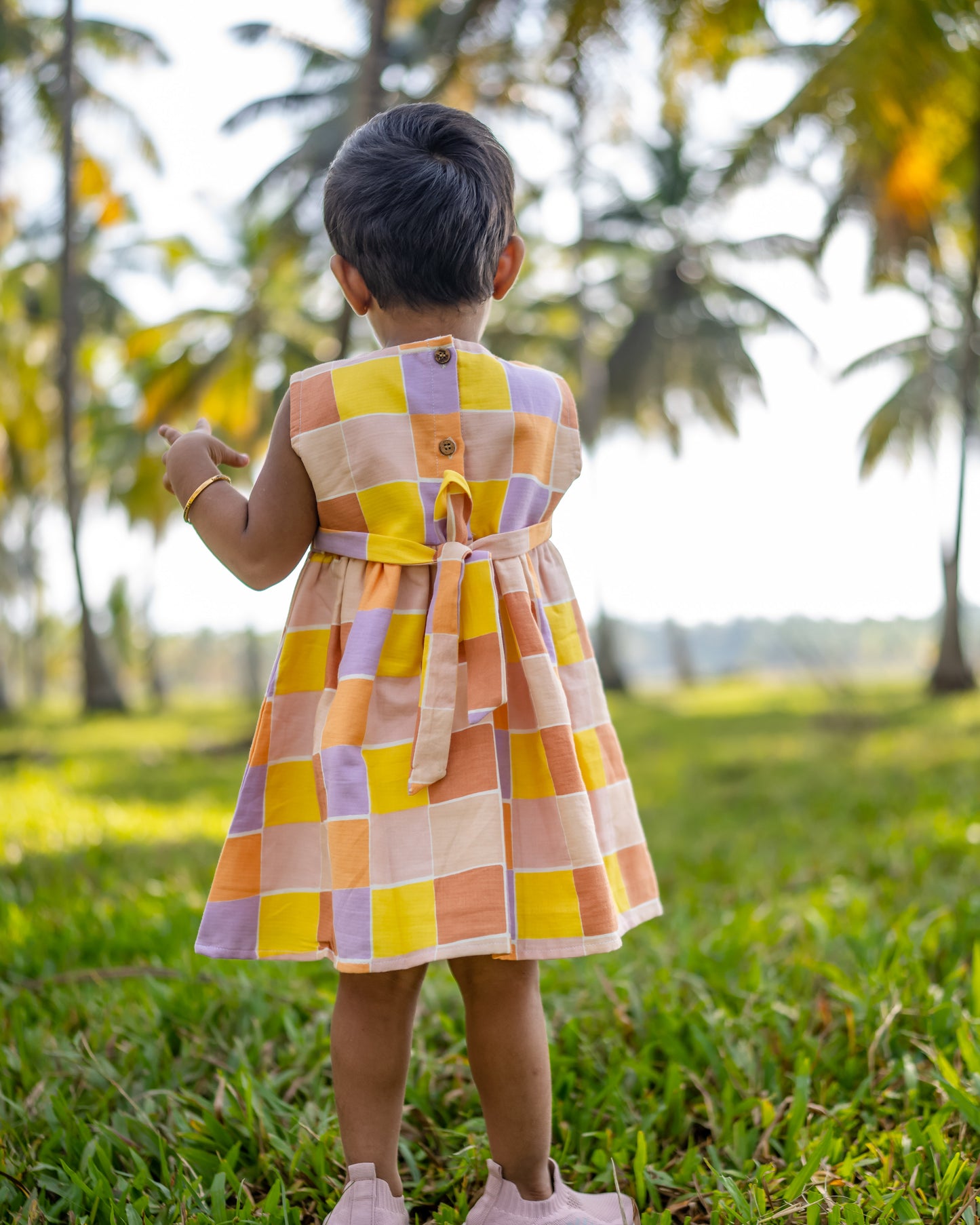 Multi Colour Checks Frock