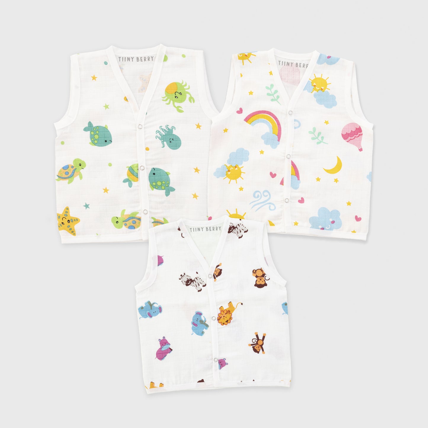 Muslin jabla- Pack of 3