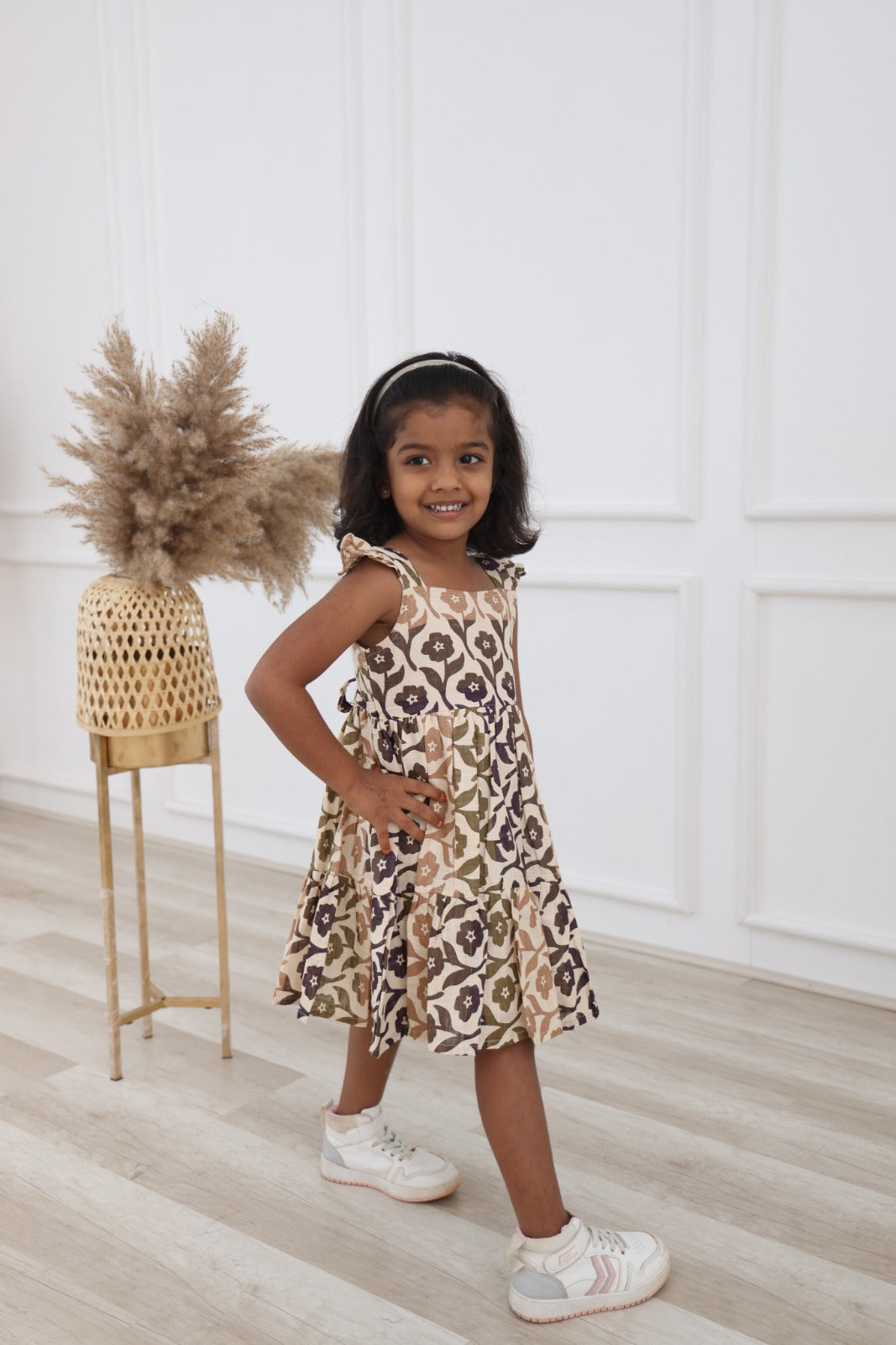 Floral Cotton Sleeveless Frock
