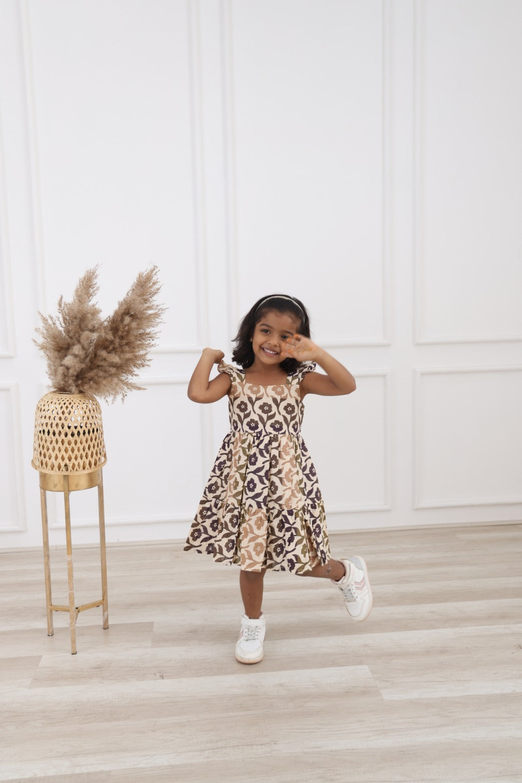Floral Cotton Sleeveless Frock