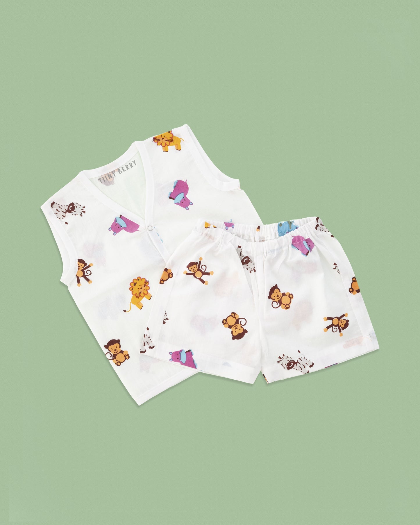Comfy Wear shorts ( 6-12 Months )- Zoo