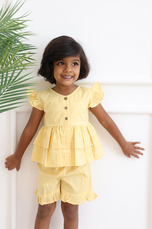 Yellow Ruffle Set