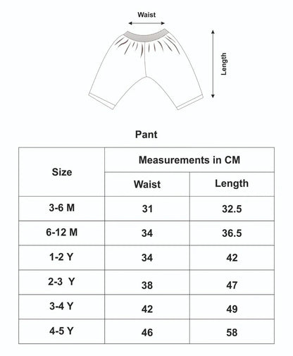 Comfy wear pant (3-6 m)  - Smiling Star