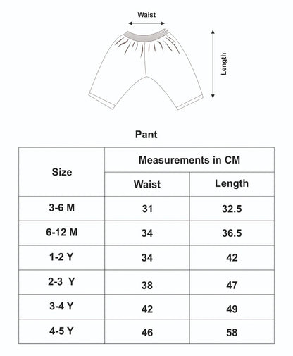 Comfy wear pant (1-5 yrs)- Ice Age