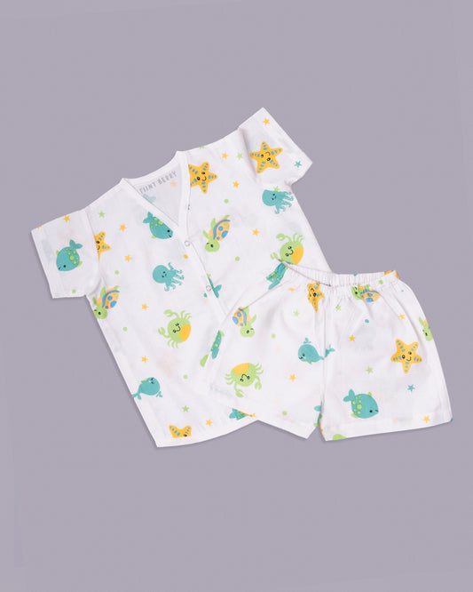 Comfy Wear Shorts 1-5Yrs - Aqua