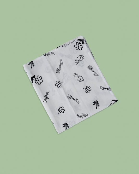 Small Muslin Towel - Giraffe