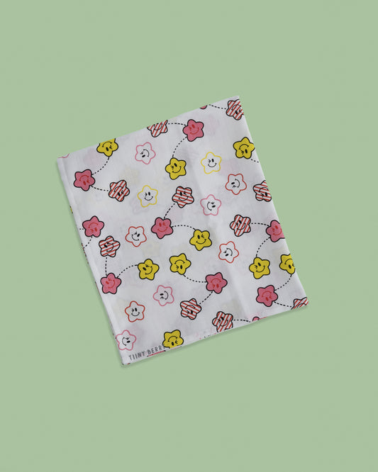 Large Muslin Towel - Smiling Stars