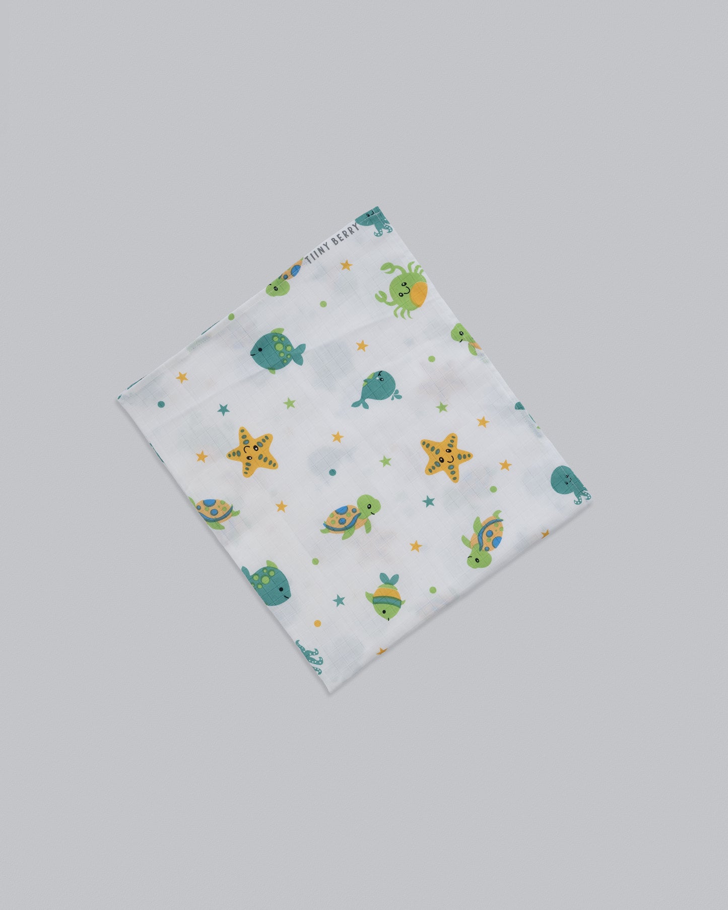 Large Muslin Towel - Aqua