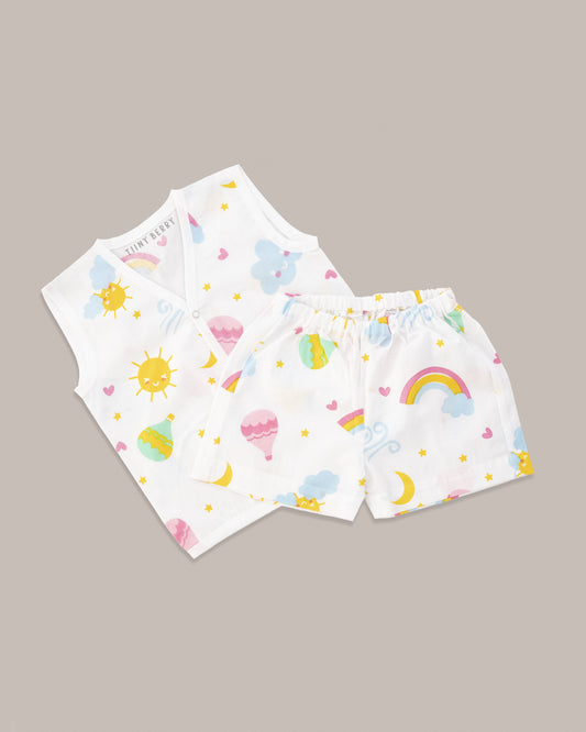 Comfy wear shorts  (3-6 m)  - Up Above the Sky