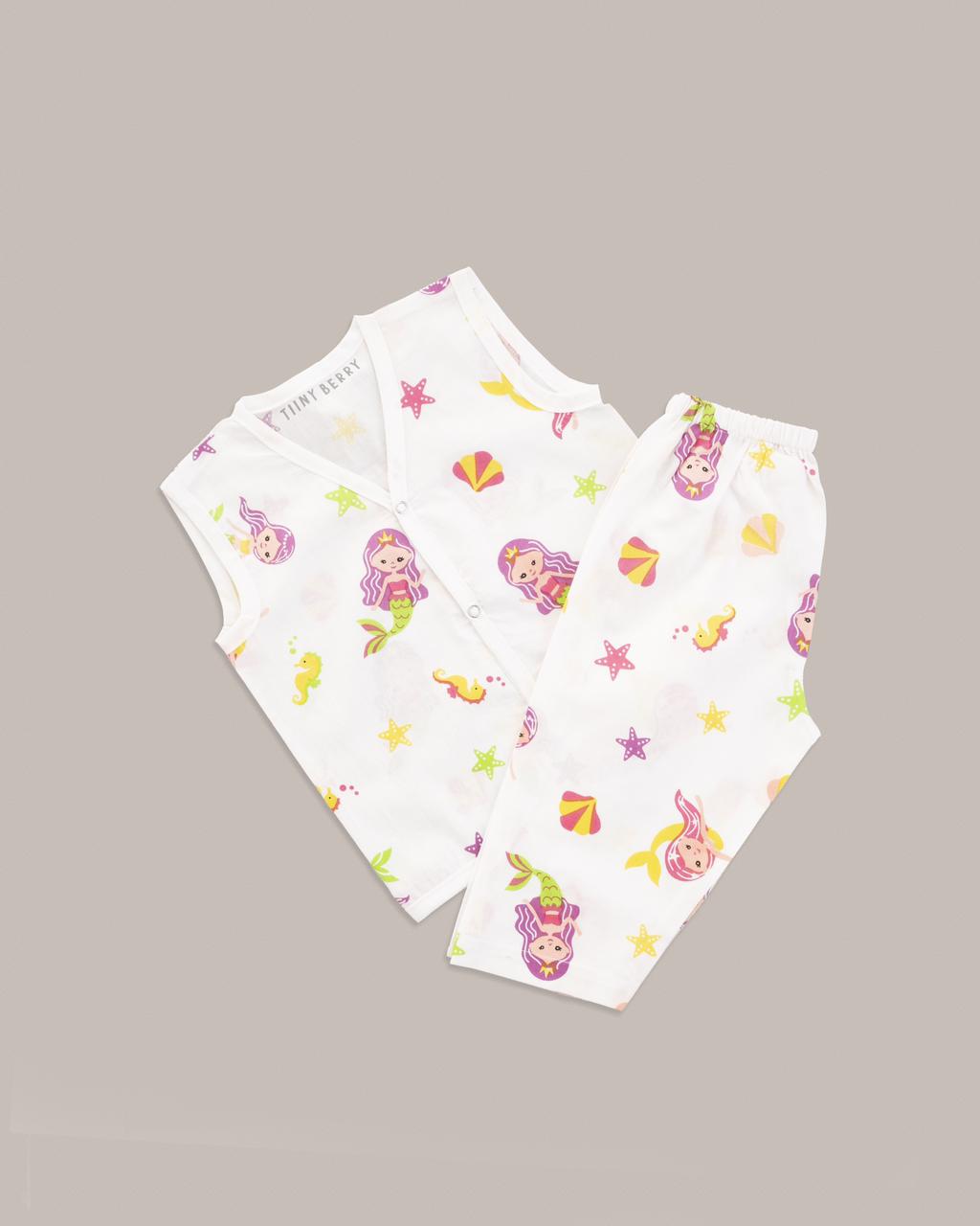 Comfy wear pant (6-12 months) - Mermaid