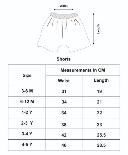 Comfy Wear shorts ( 6-12 Months )- Butterflies