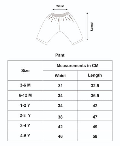 Comfy wear pant (6-12 months) - Up Above The Sky