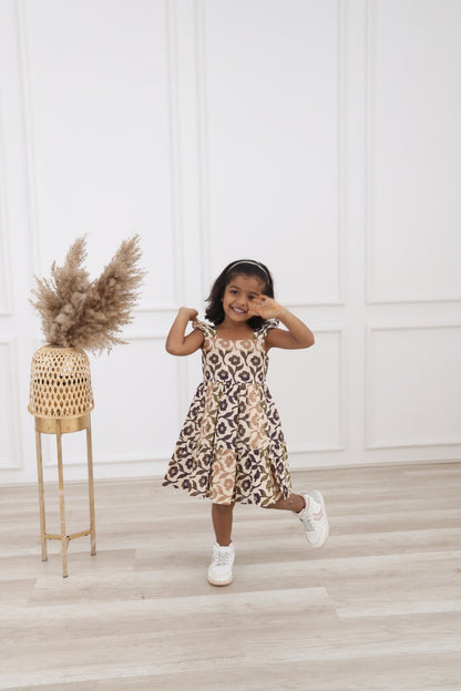 Floral Cotton Sleeveless Frock