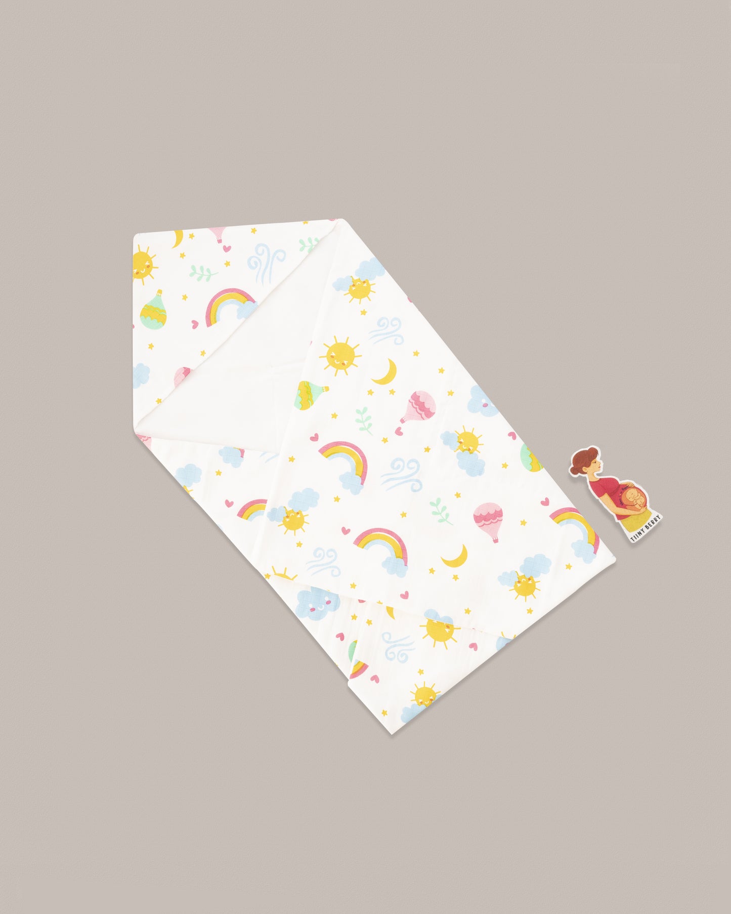 Up Above The Sky - Muslin Hooded Towel