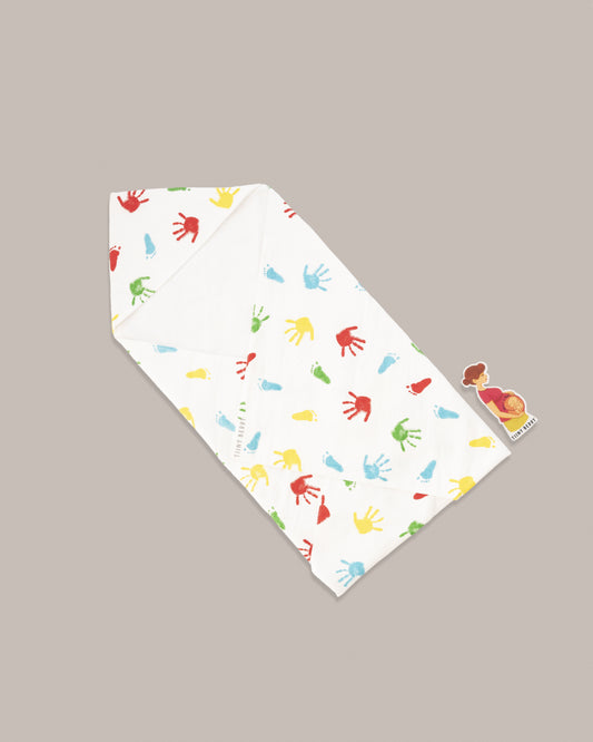 Little Impressions - Muslin Hooded Towel