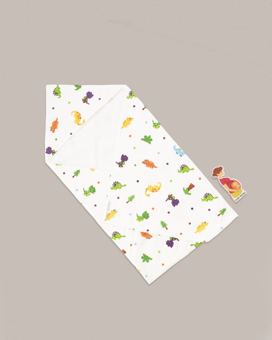 Dino - Muslin Hooded Towel